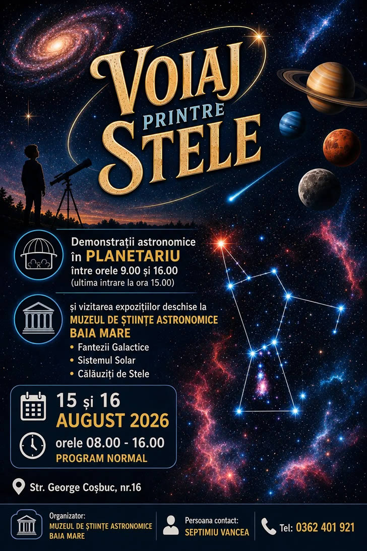 Voiaj printre stele de Ziua Maramureșului
